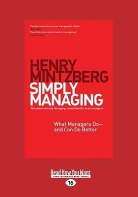 Vorderes Coverbild Simply Managing