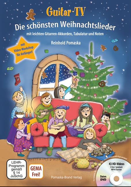 Vorderes Coverbild Guitar-TV: Die schönsten Weihnachtslieder (mit DVD)
