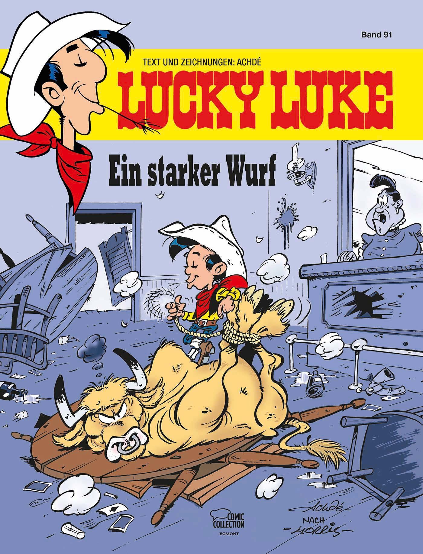 Vorderes Coverbild Lucky Luke 91 - Lucky Kid - Ein starker Wurf