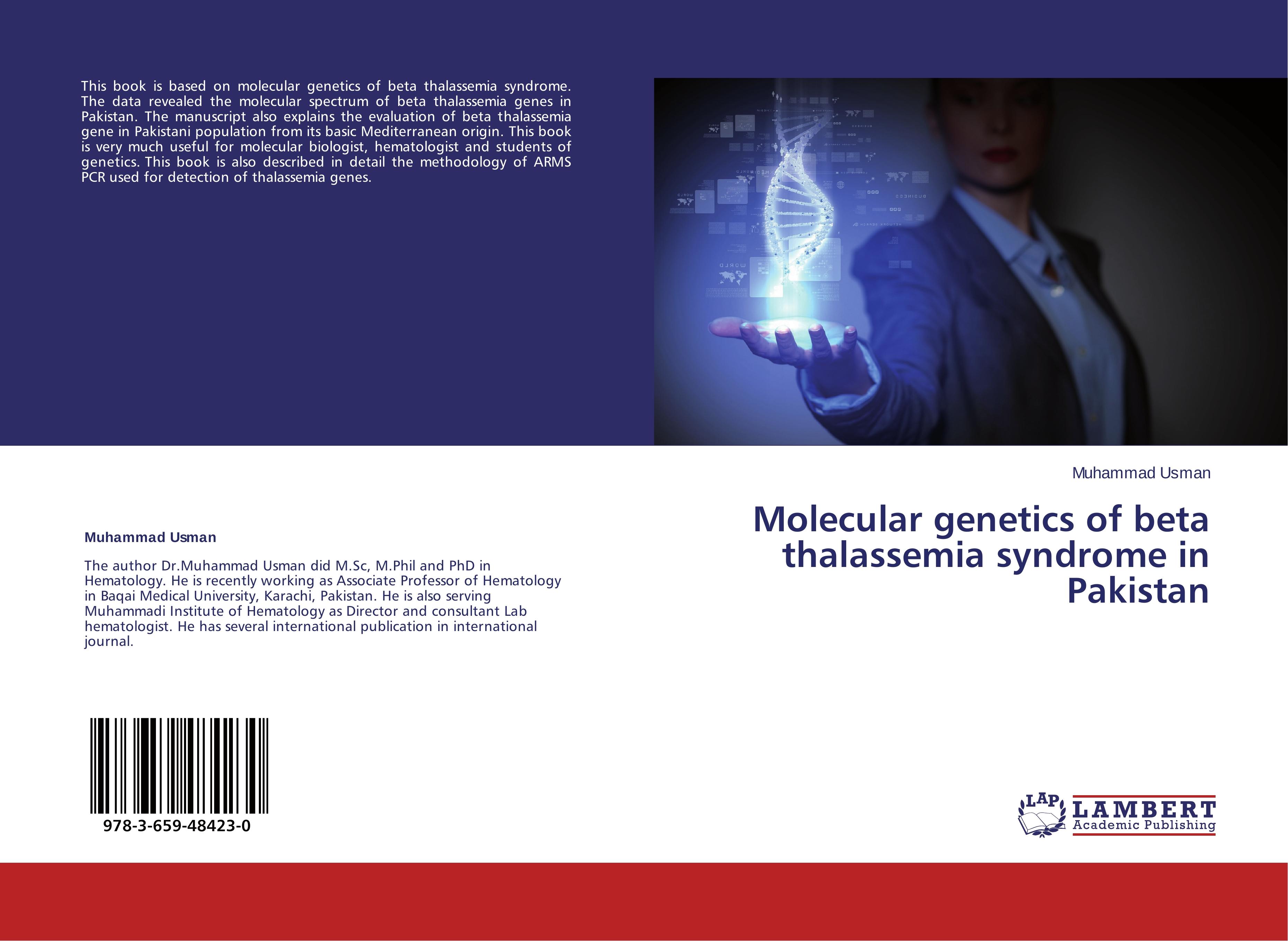 Vorderes Coverbild Molecular genetics of beta thalassemia syndrome in Pakistan