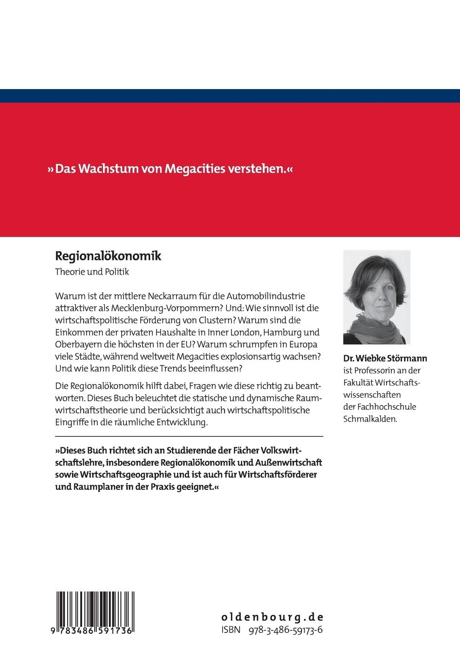Rückseitencover Regionalökonomik