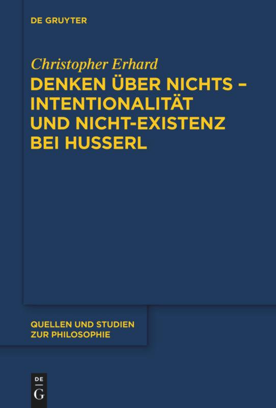 Vorderes Coverbild Denken über nichts - Intentionalität und Nicht-Existenz bei Husserl