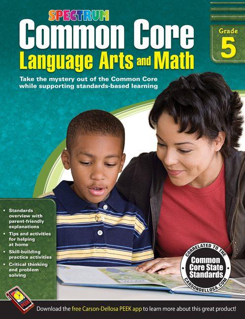 Vorderes Coverbild Common Core Language Arts and Math, Grade 5