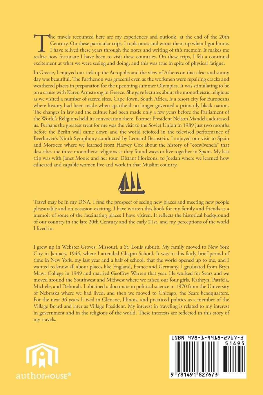 Rückseitencover Travel Memories