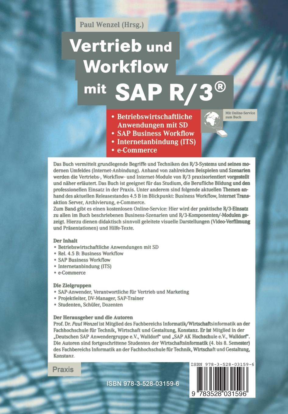 Rückseitencover Vertrieb und Workflow mit SAP R/3®