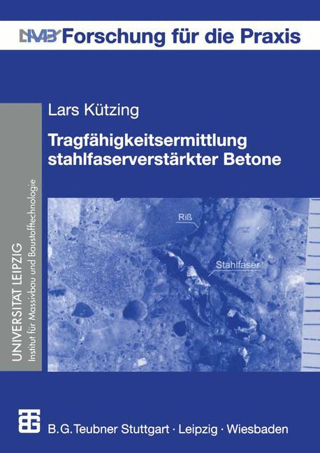 Vorderes Coverbild Tragfähigkeitsermittlung stahlfaserverstärkter Betone