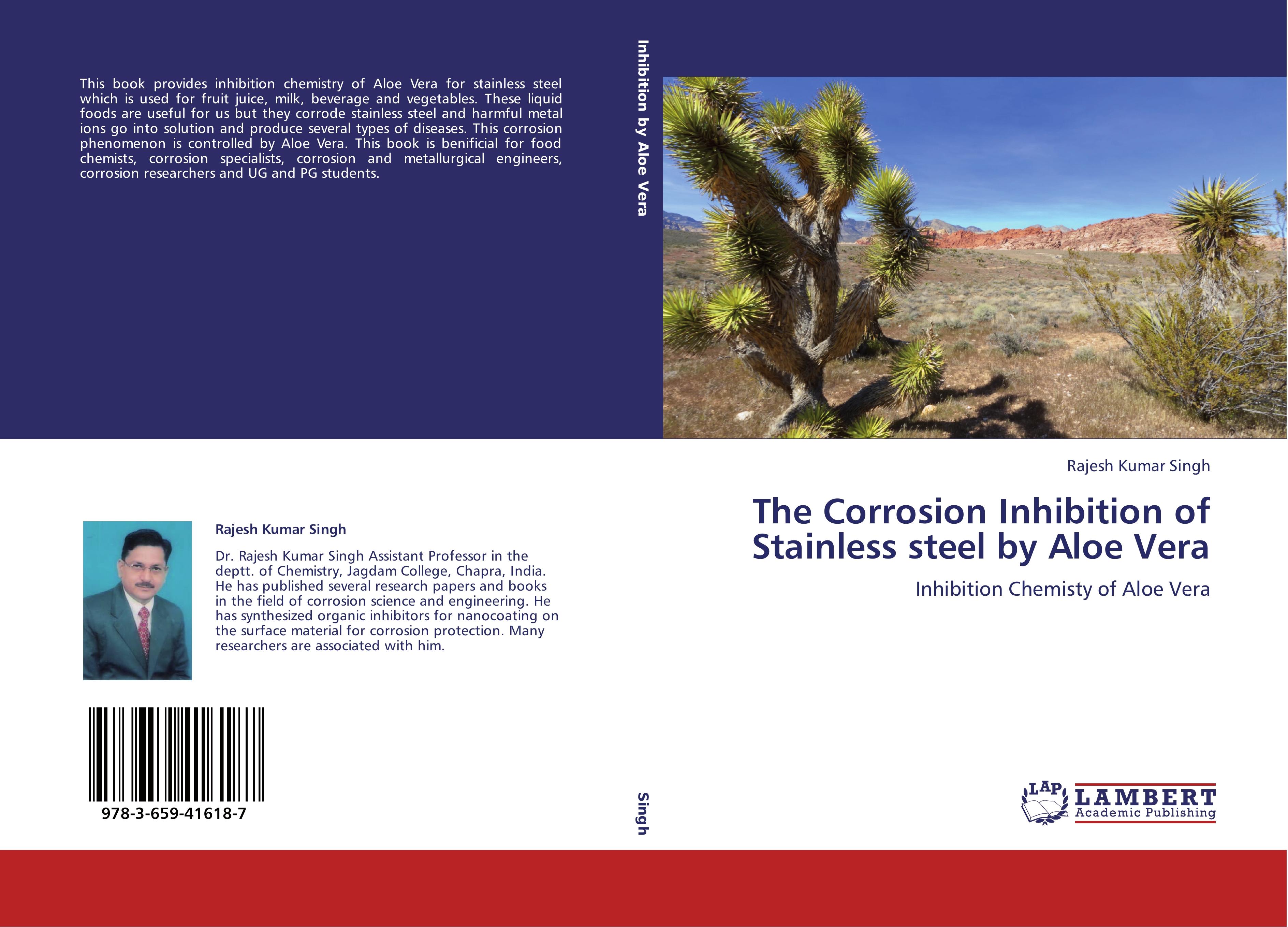 Vorderes Coverbild The Corrosion Inhibition of Stainless steel by Aloe Vera
