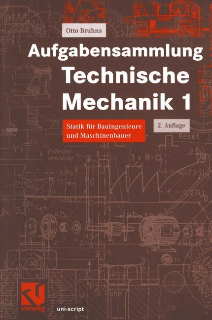 Vorderes Coverbild Aufgabensammlung Technische Mechanik 1