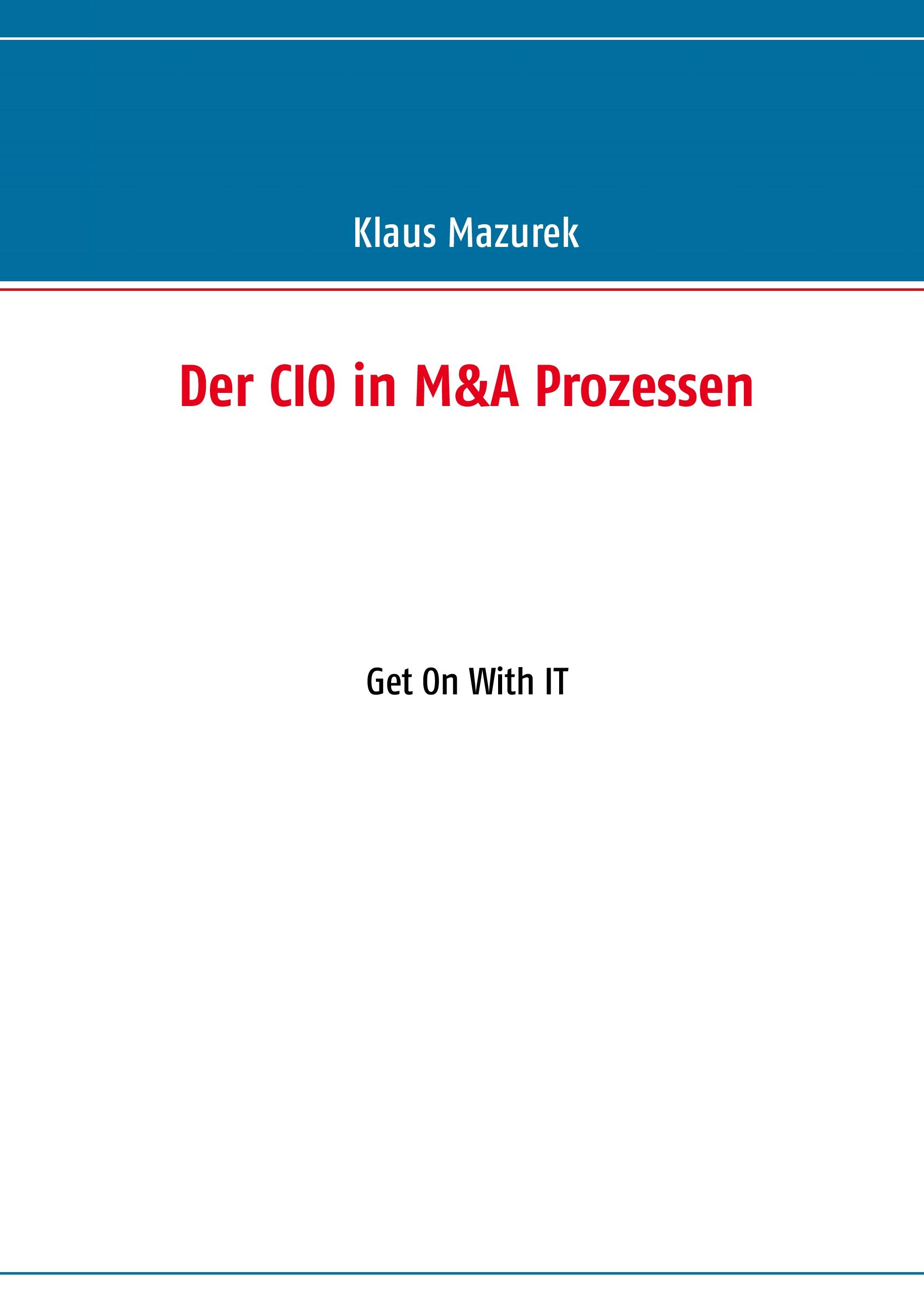 Vorderes Coverbild Der CIO in M&A Prozessen