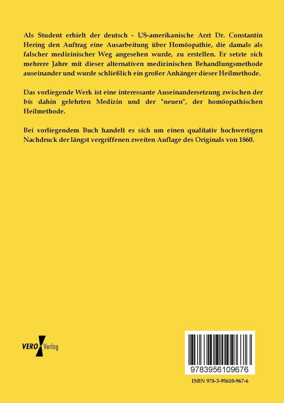 Rückseitencover Vorschlag zur völligen Vertilgung der sogenannten Homöopathie