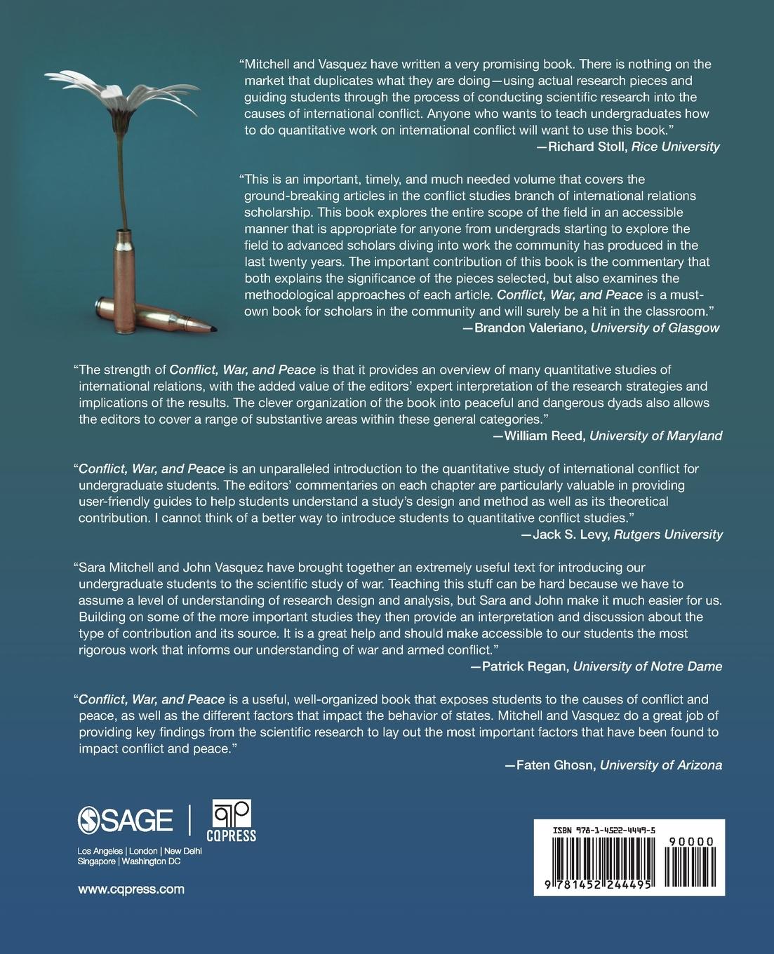 Rückseitencover Conflict, War, and Peace