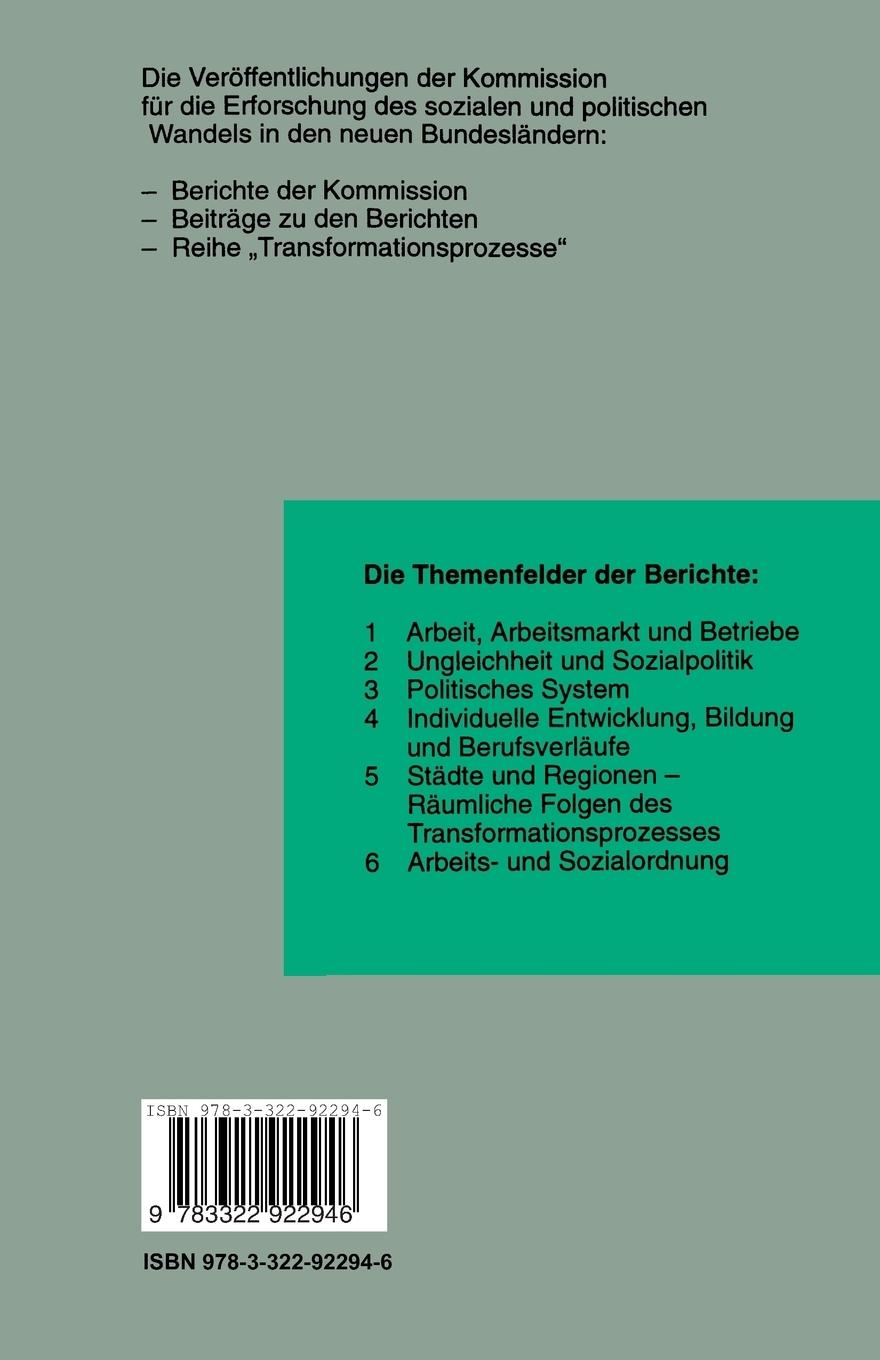 Rückseitencover Betriebliche Sozialeinrichtungen