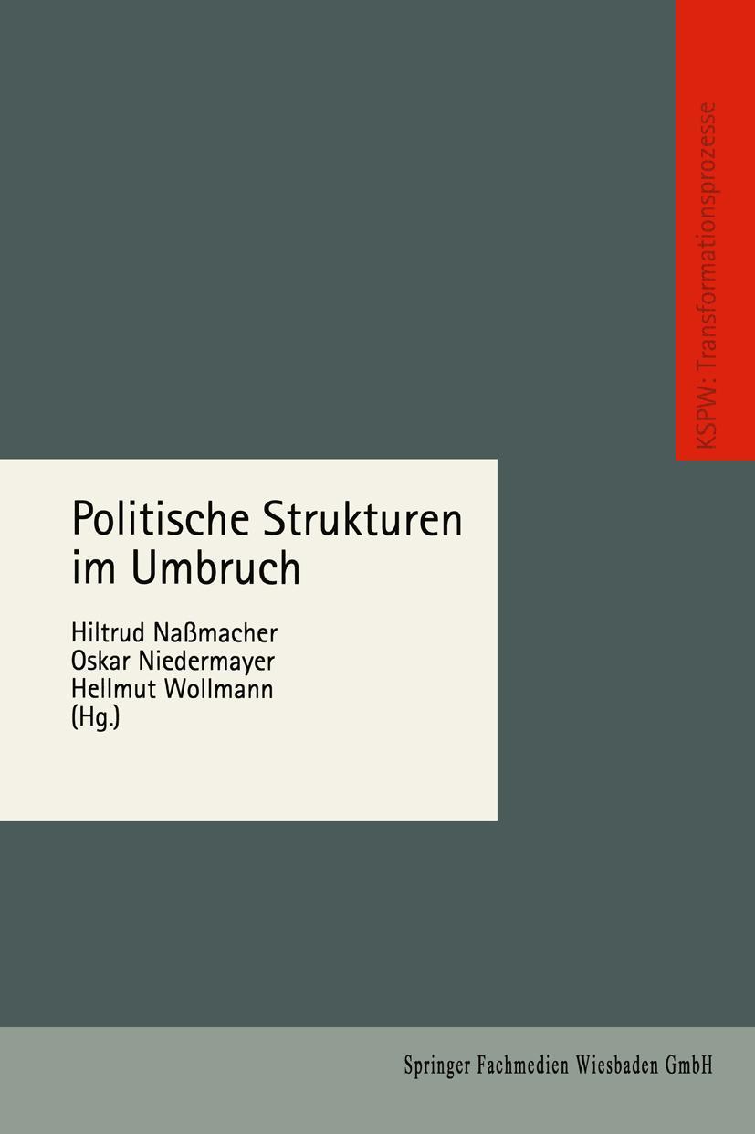 Vorderes Coverbild Politische Strukturen im Umbruch