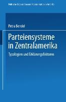 Vorderes Coverbild Parteiensysteme in Zentralamerika