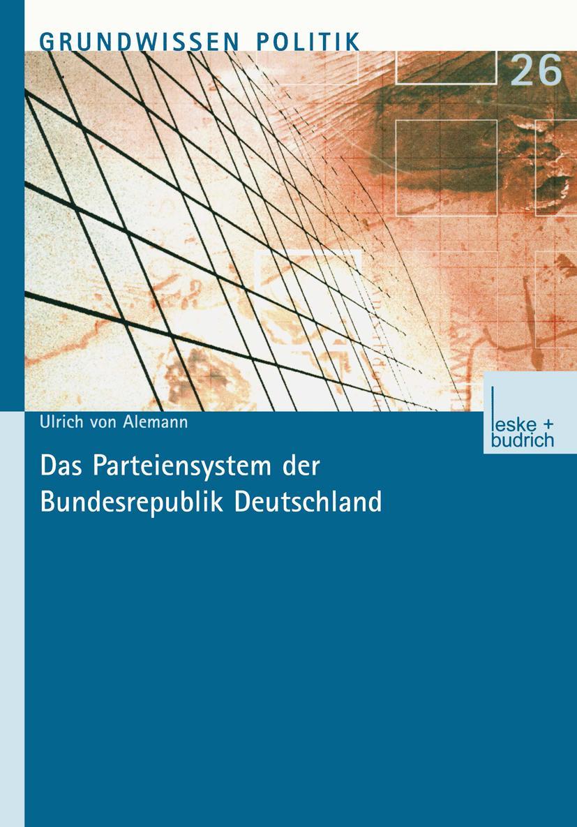 Vorderes Coverbild Das Parteiensystem der Bundesrepublik Deutschland