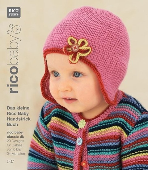 Vorderes Coverbild rico baby 007. Das kleine Rico Baby Handstrick Buch