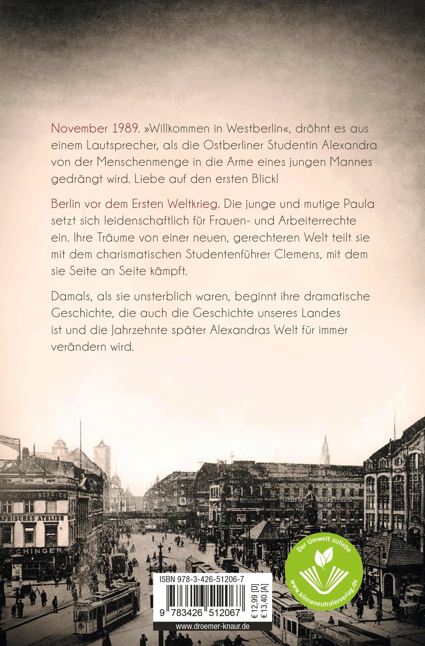 Rückseitencover Als wir unsterblich waren