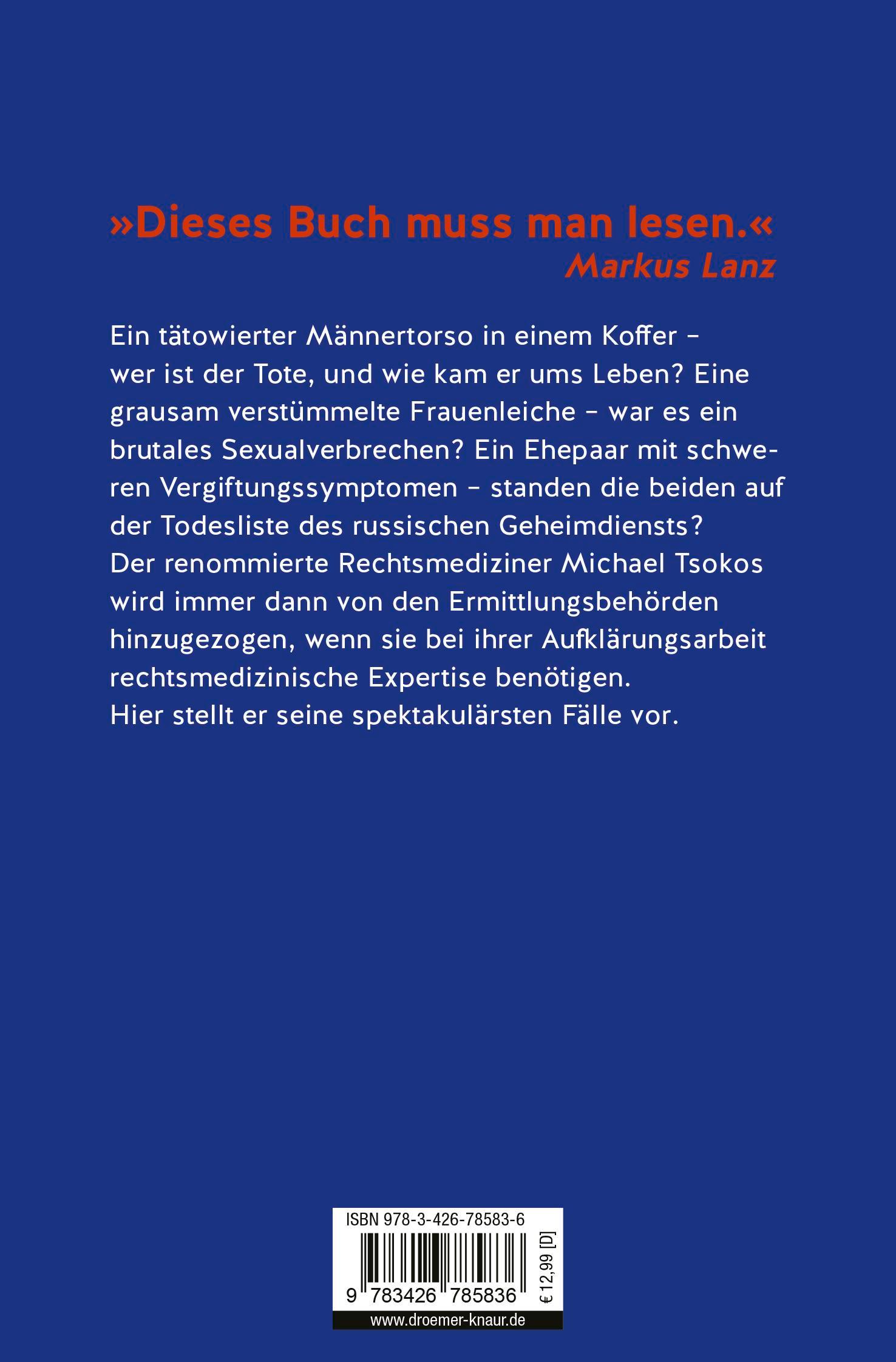 Rückseitencover Die Klaviatur des Todes