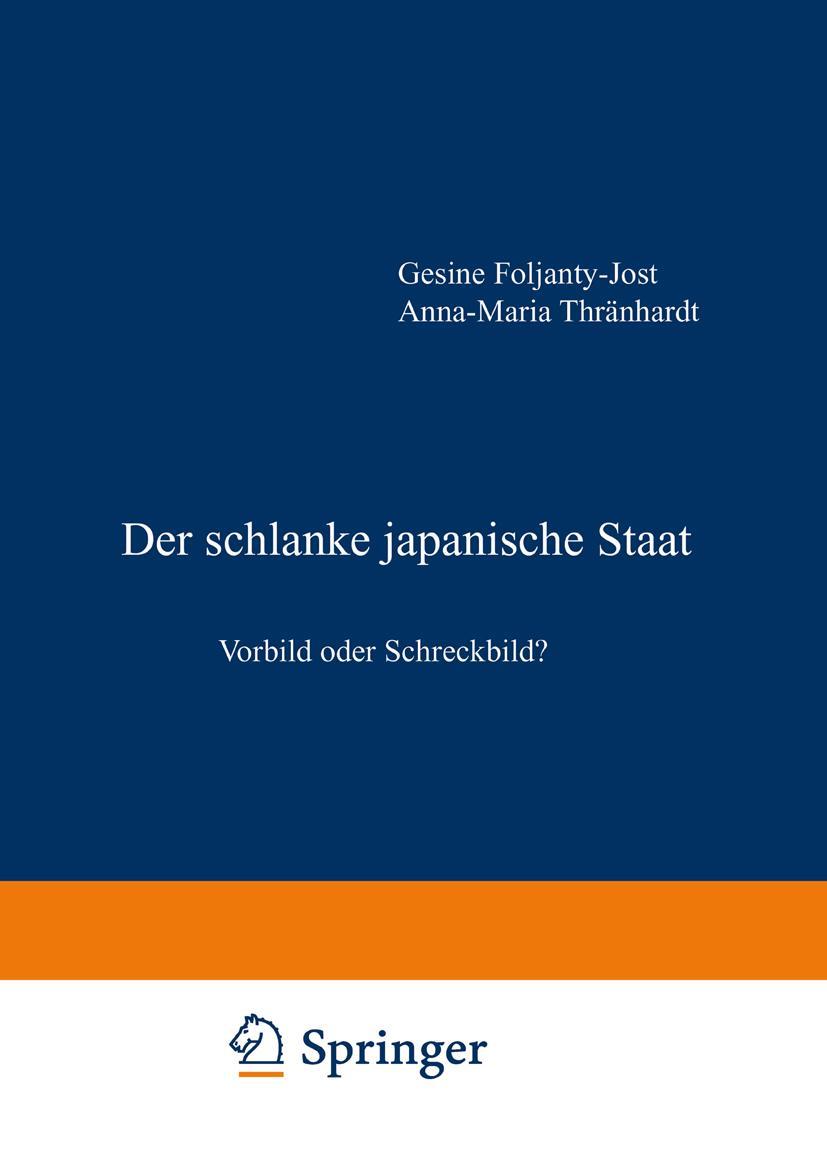 Vorderes Coverbild Der schlanke japanische Staat
