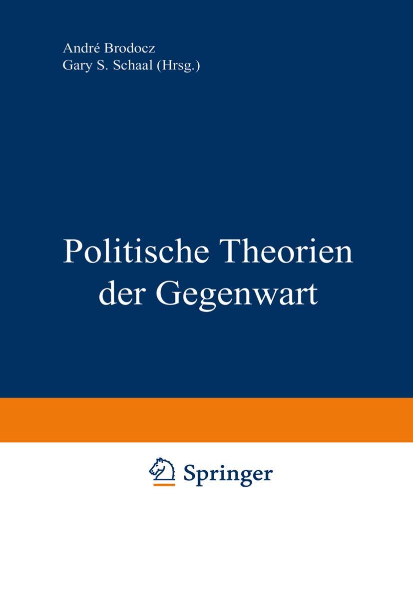 Vorderes Coverbild Politische Theorien der Gegenwart