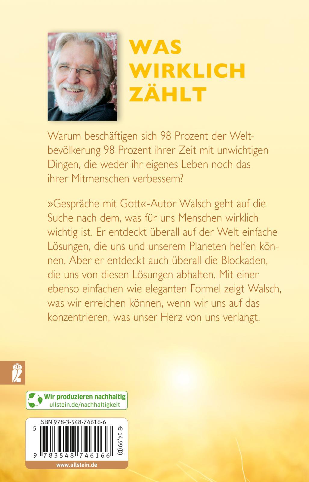 Rückseitencover Was wirklich wichtig ist
