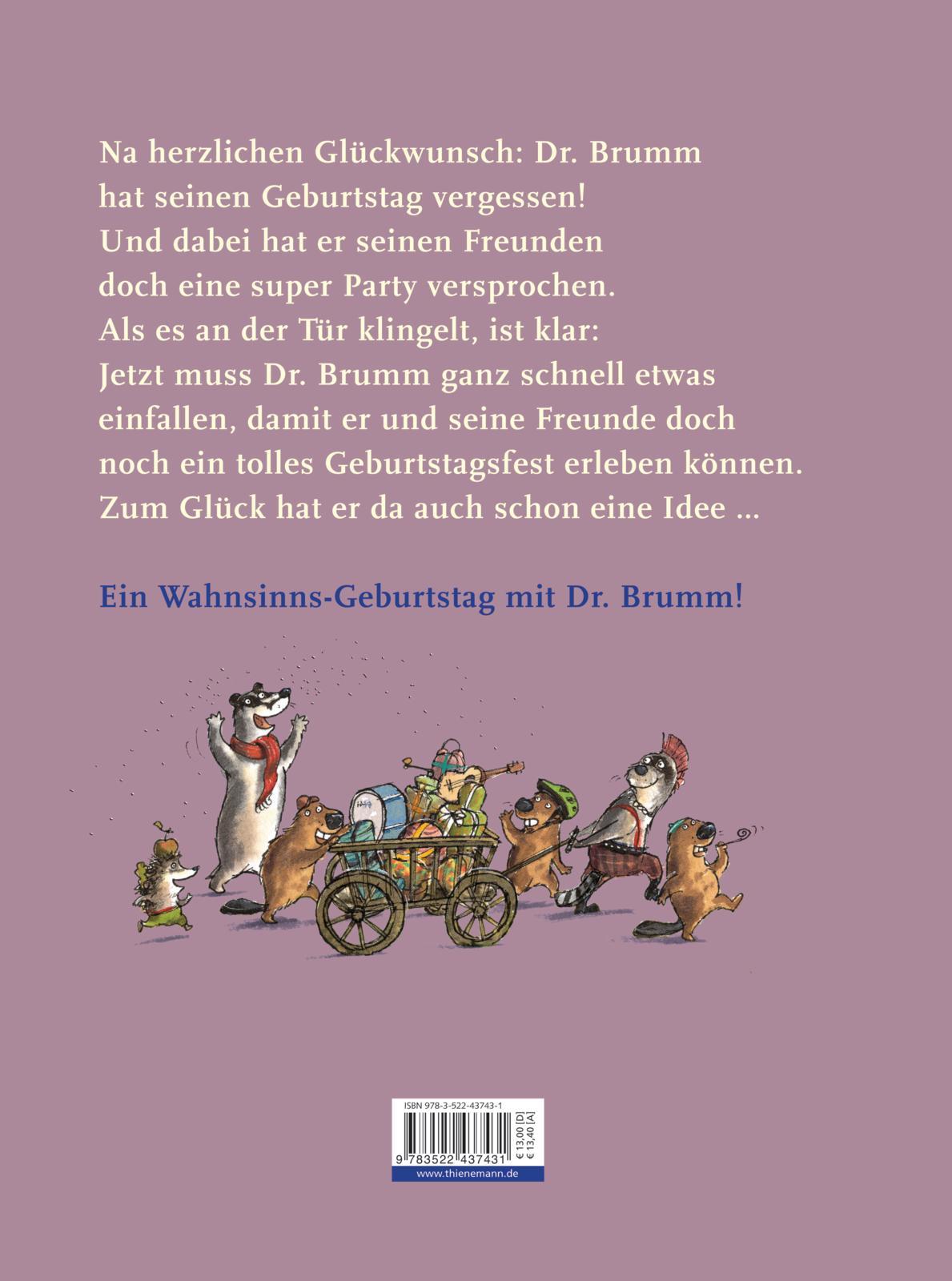 Rückseitencover Dr. Brumm feiert Geburtstag