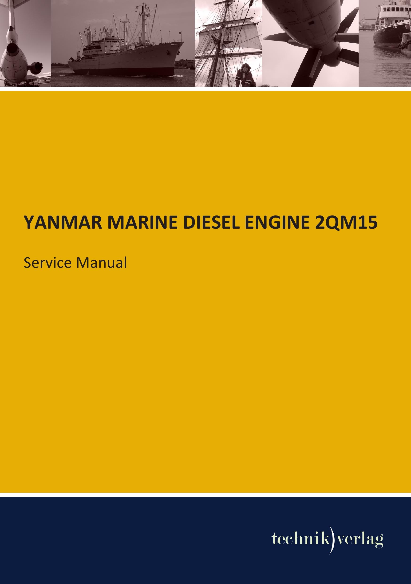 Vorderes Coverbild YANMAR MARINE DIESEL ENGINE 2QM15