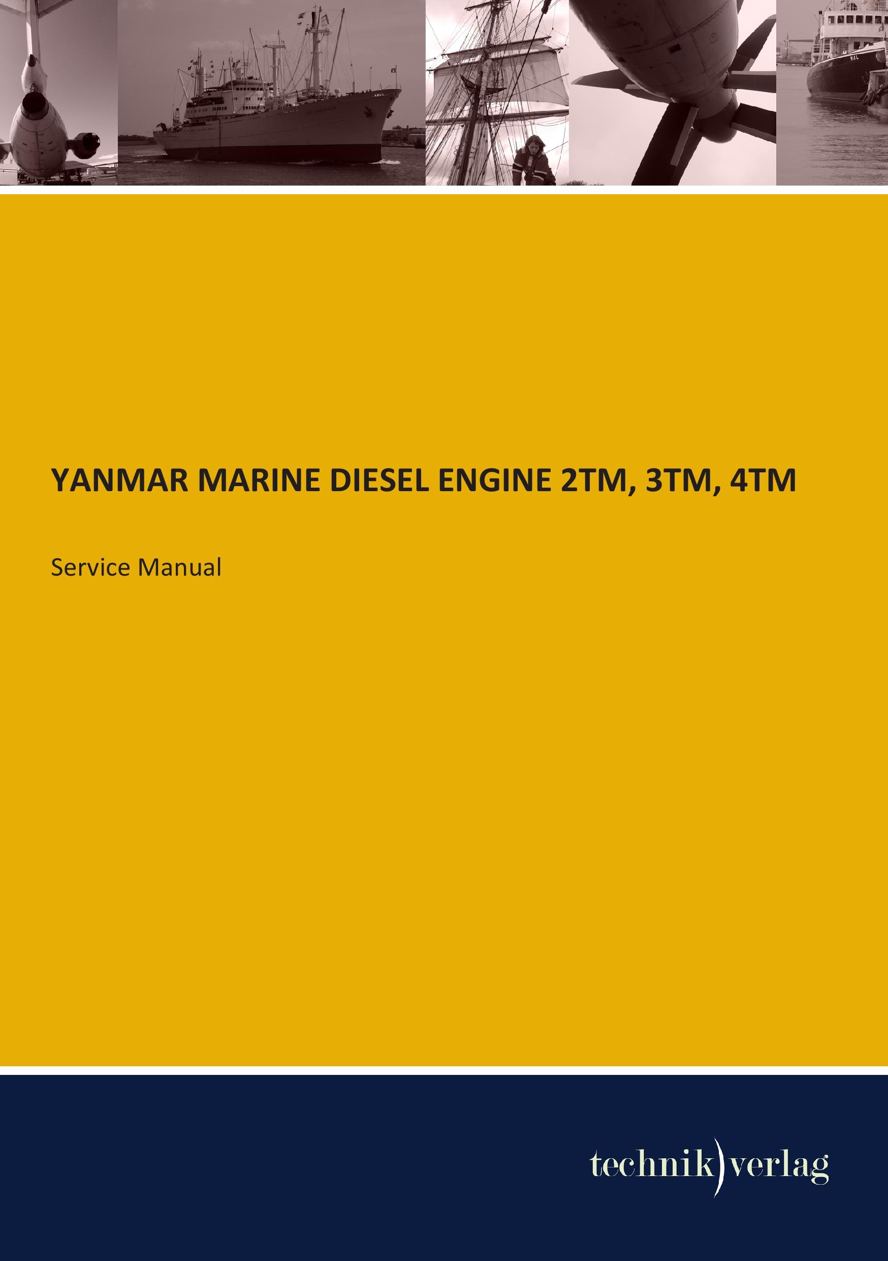 Vorderes Coverbild YANMAR MARINE DIESEL ENGINE 2TM, 3TM, 4TM