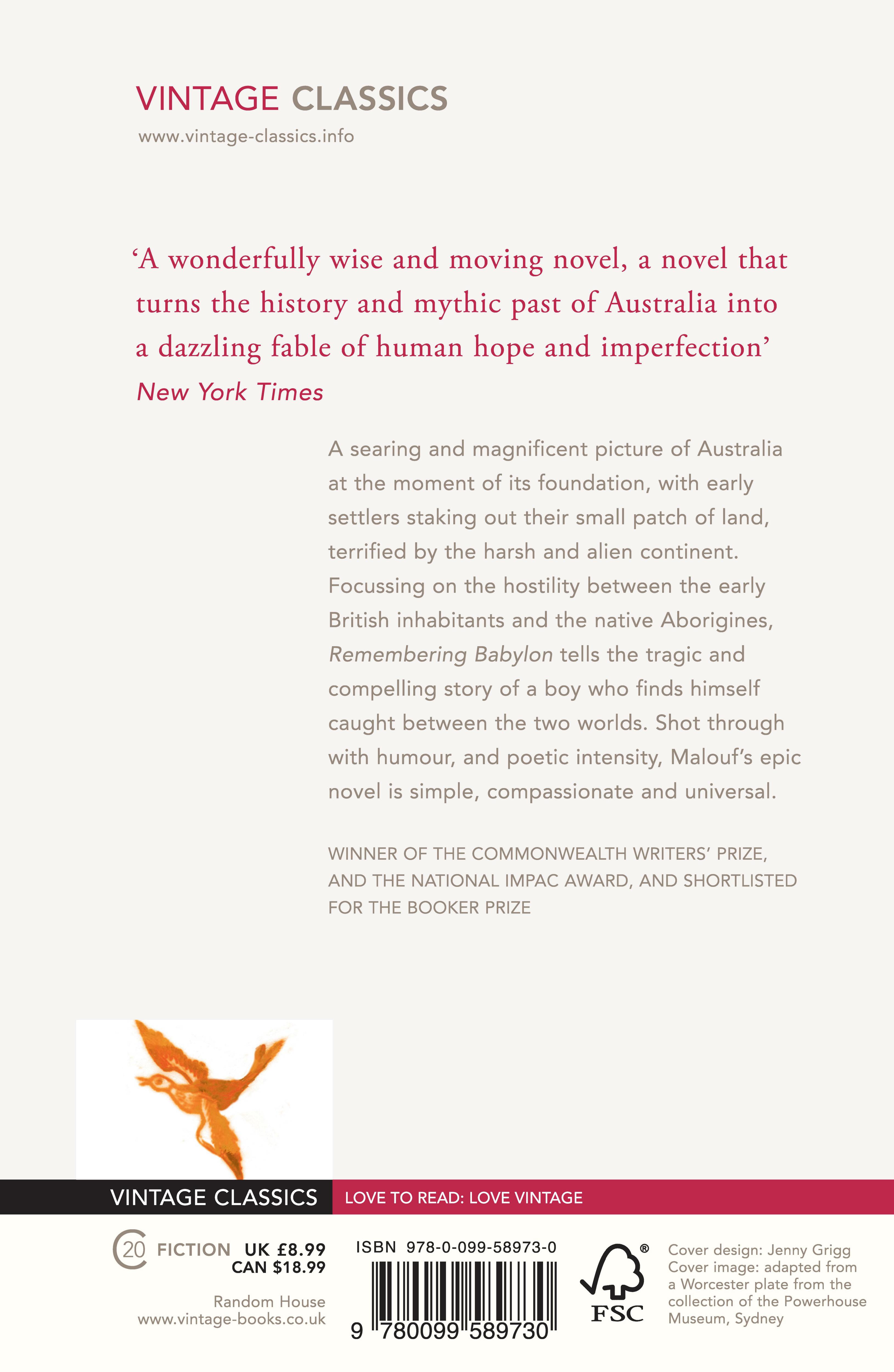 Rückseitencover Remembering Babylon