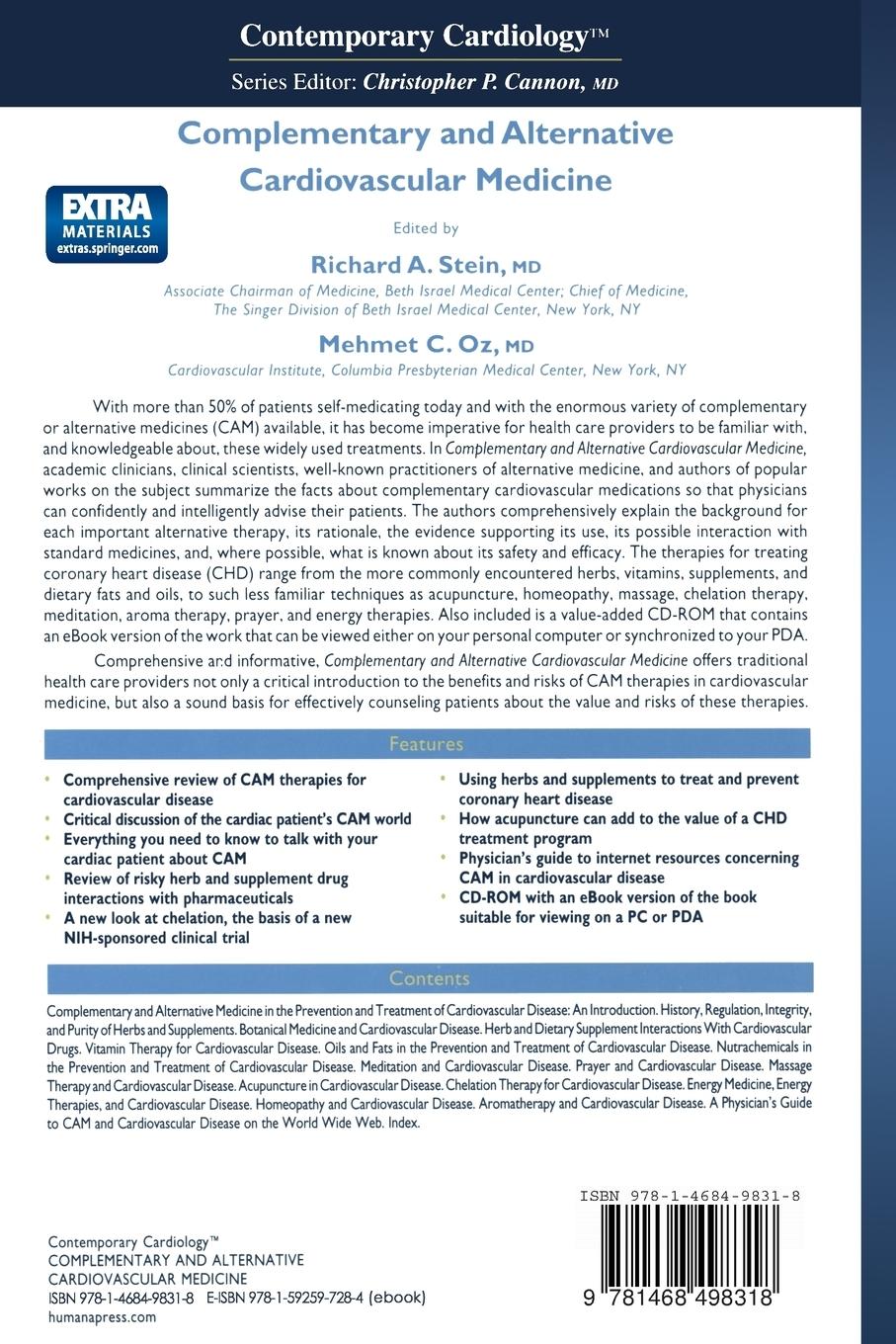 Rückseitencover Complementary and Alternative Cardiovascular Medicine