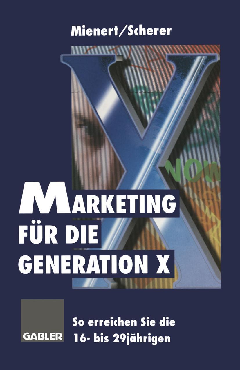 Vorderes Coverbild Marketing für die Generation X