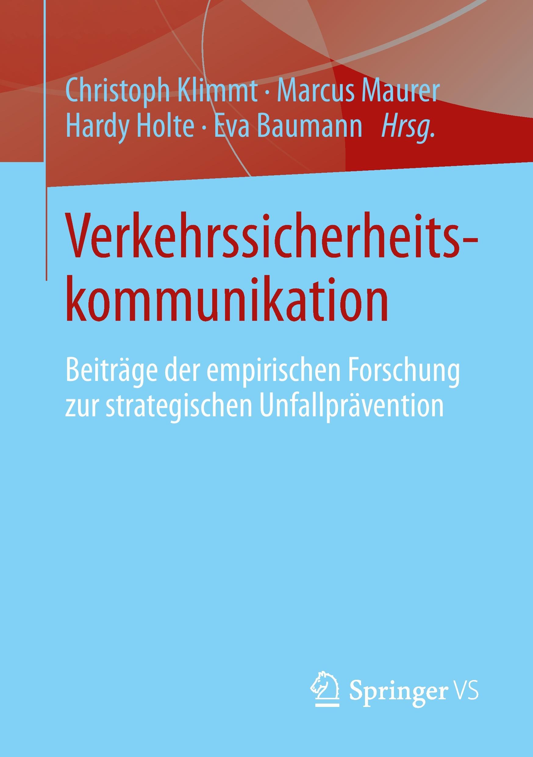 Vorderes Coverbild Verkehrssicherheitskommunikation
