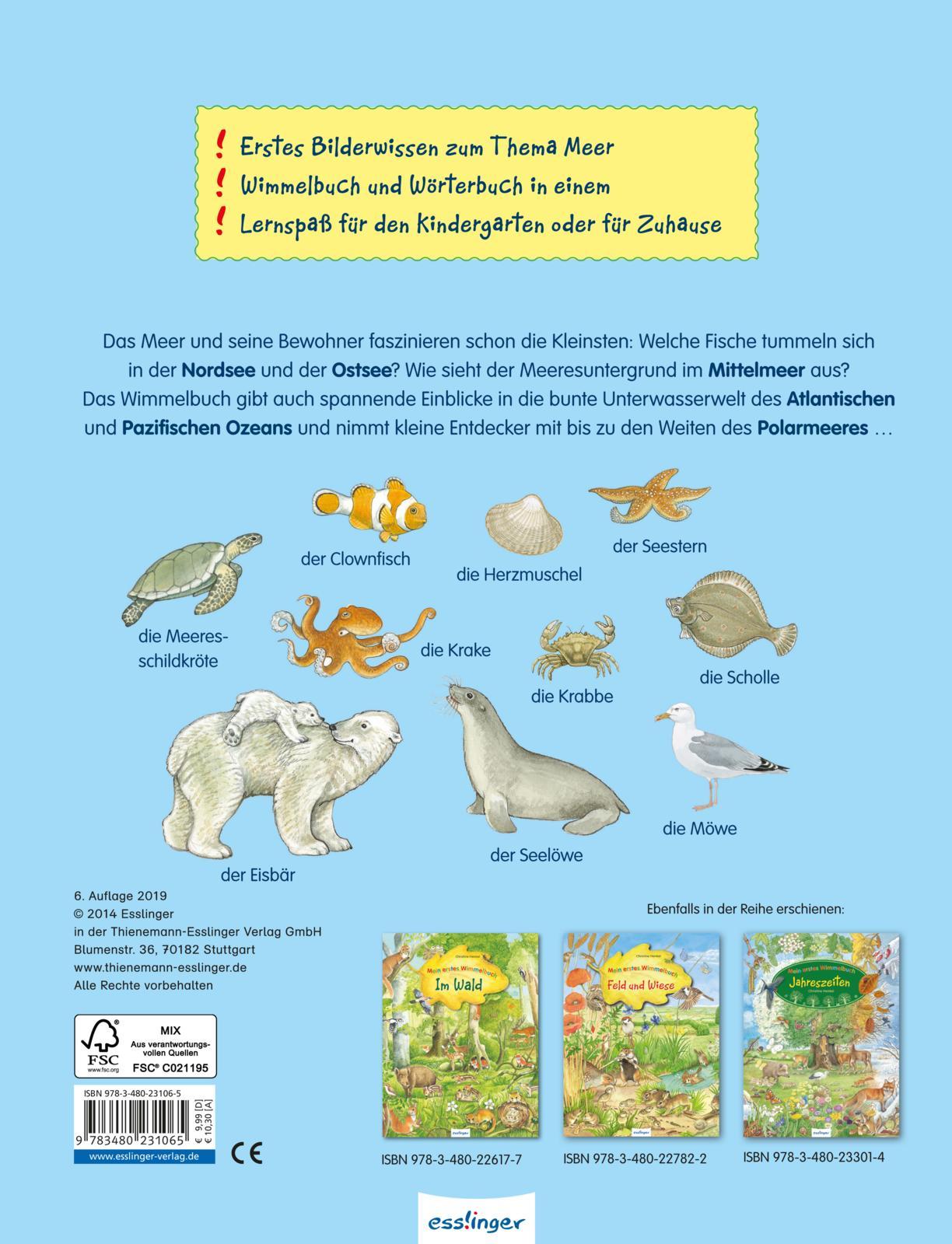 Rückseitencover Mein erstes Wimmelbuch - Am Meer