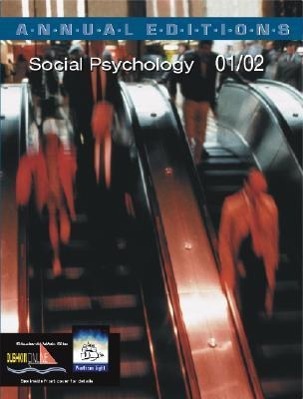 Vorderes Coverbild Annual Editions: Social Psychology 01/02