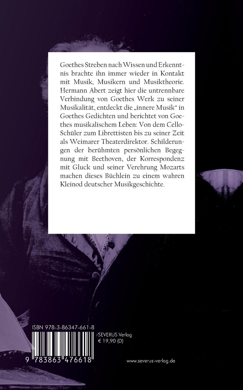 Rückseitencover Goethe und die Musik