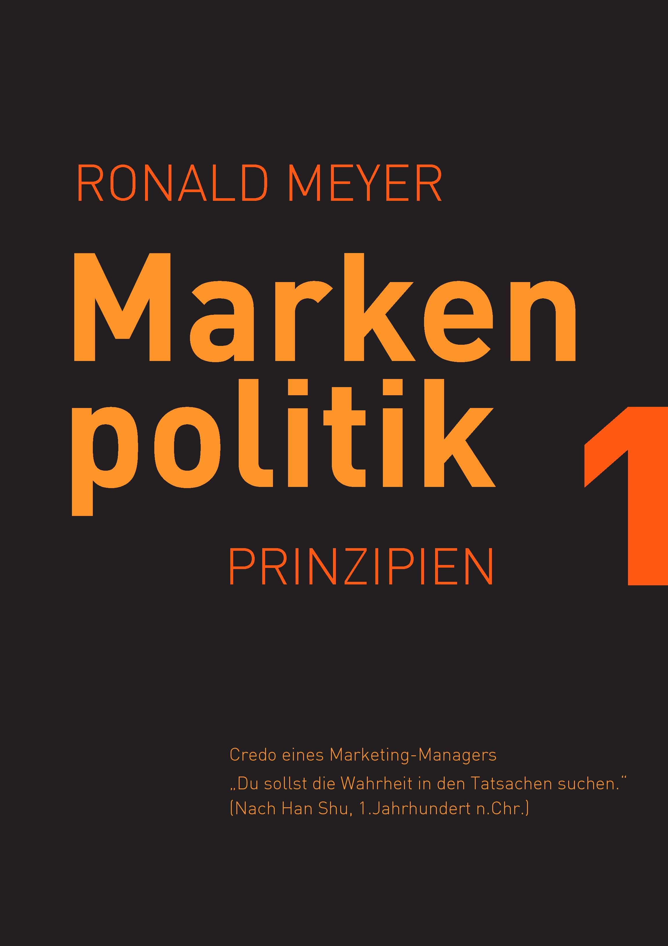 Vorderes Coverbild Markenpolitik 1