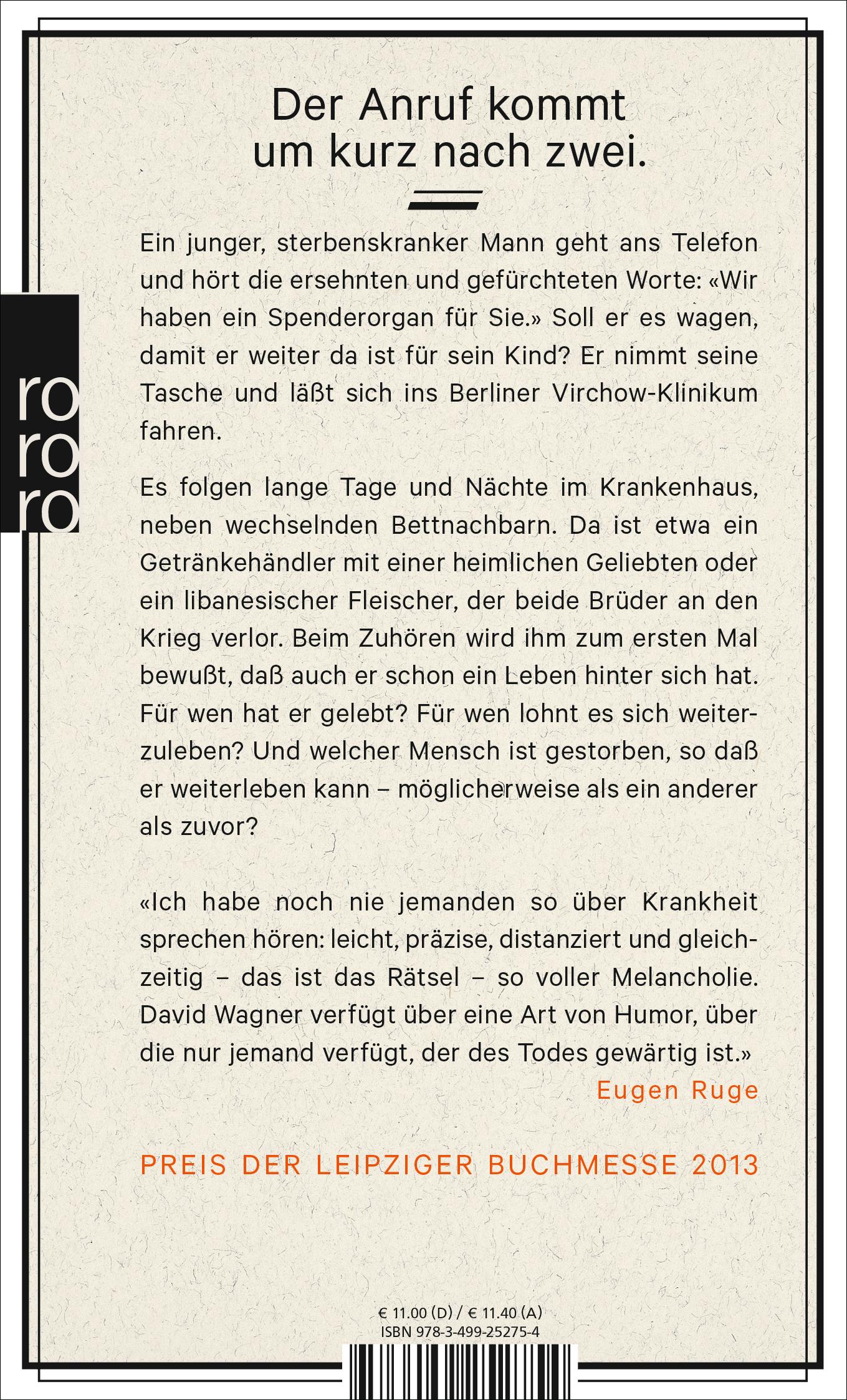 Rückseitencover Leben
