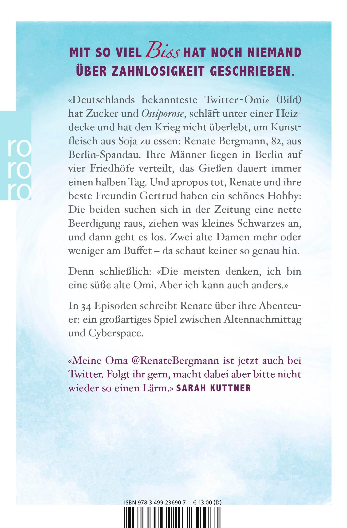 Rückseitencover Ich bin nicht süß, ich hab bloß Zucker