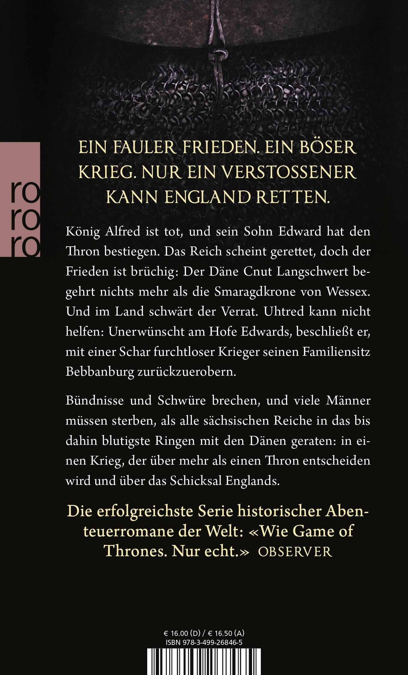 Rückseitencover Der Heidenfürst. Uhtred 07