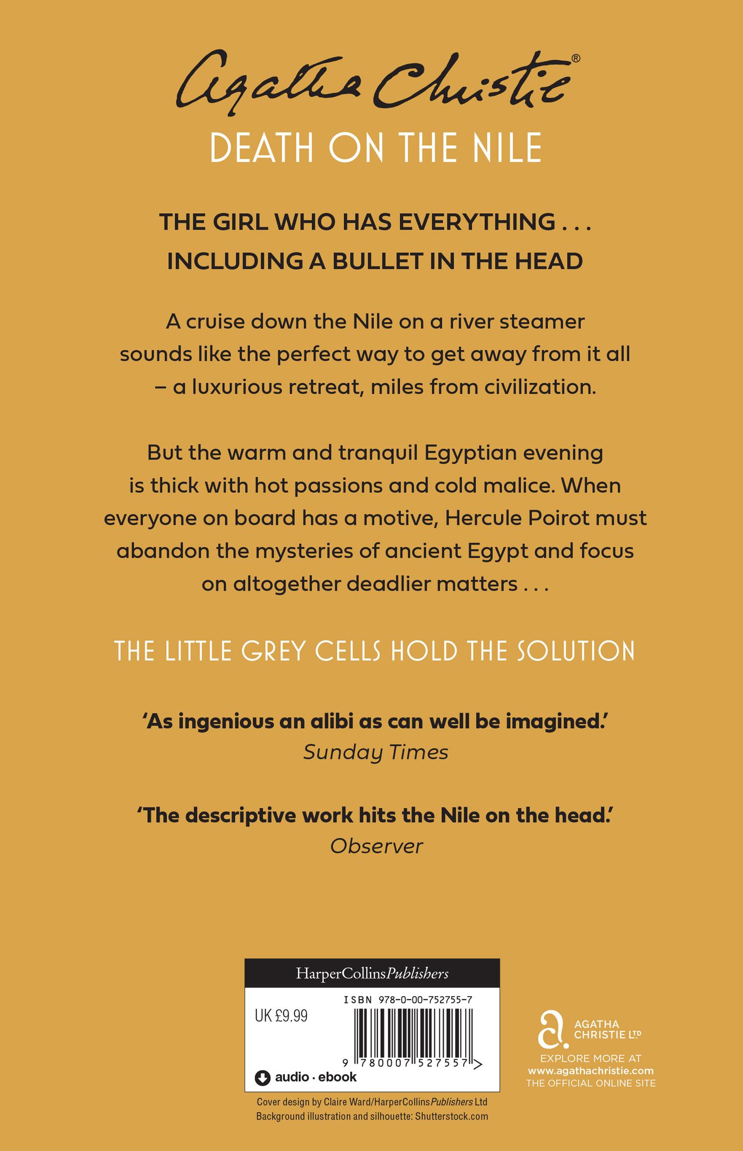 Rückseitencover Death on the Nile