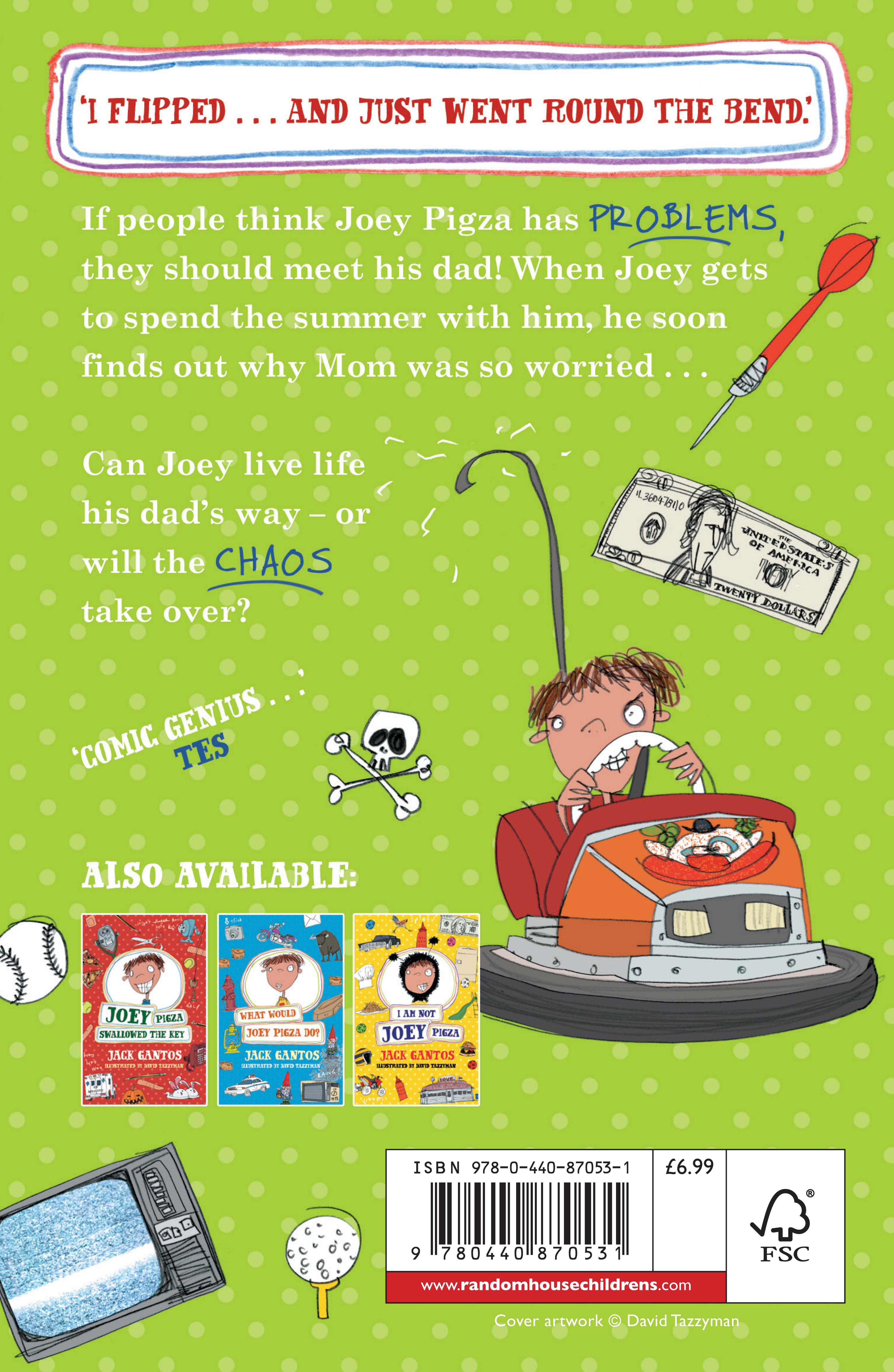 Rückseitencover Joey Pigza Loses Control