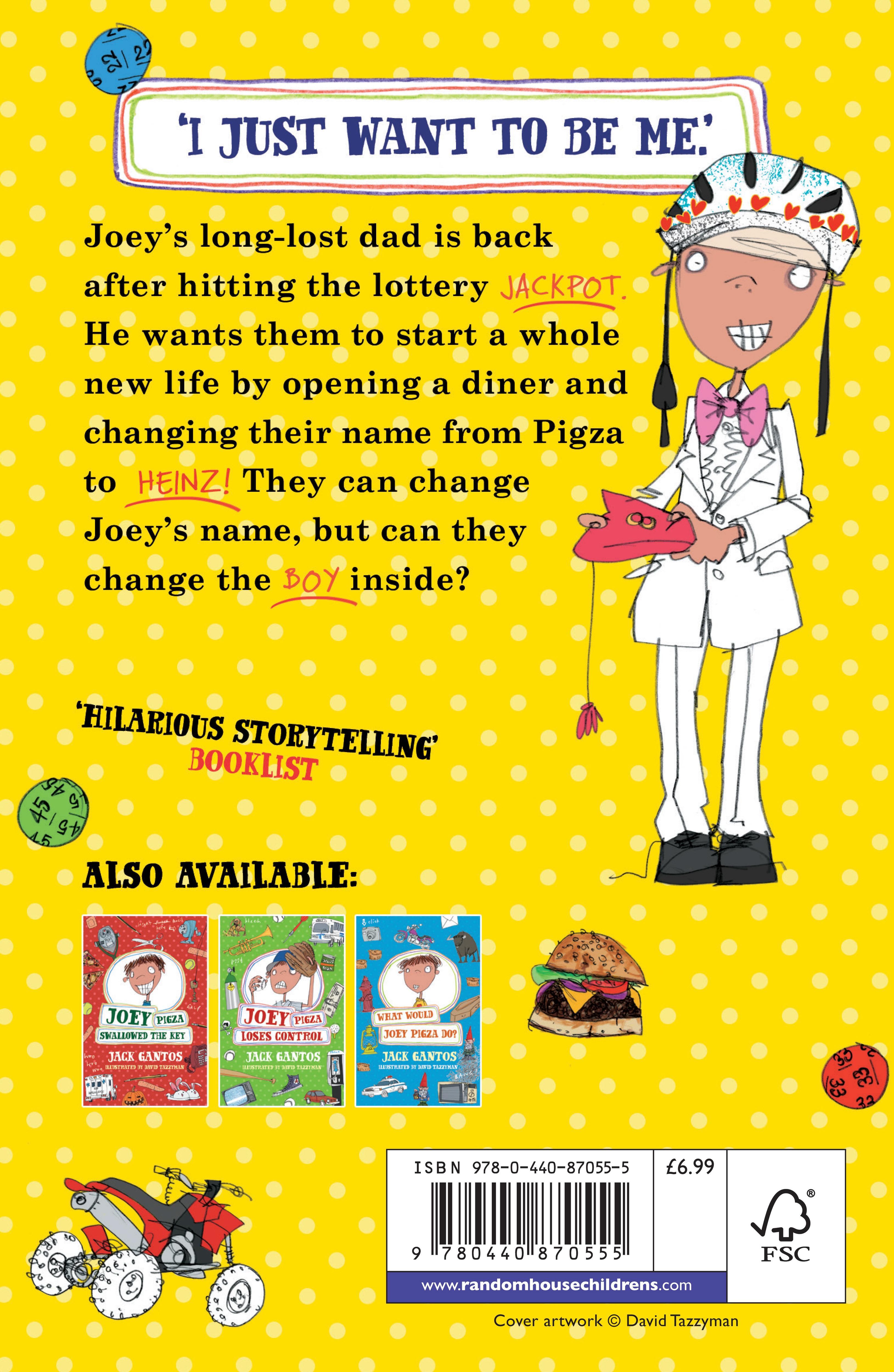 Rückseitencover I Am Not Joey Pigza