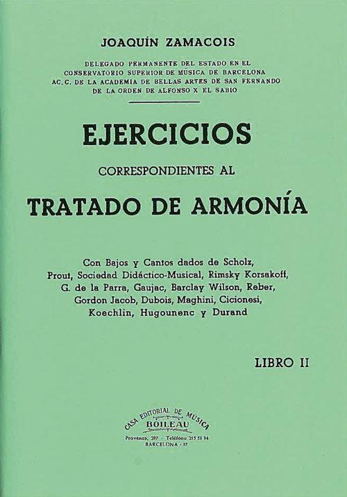 Vorderes Coverbild Ejercicios Armonía Vol. II