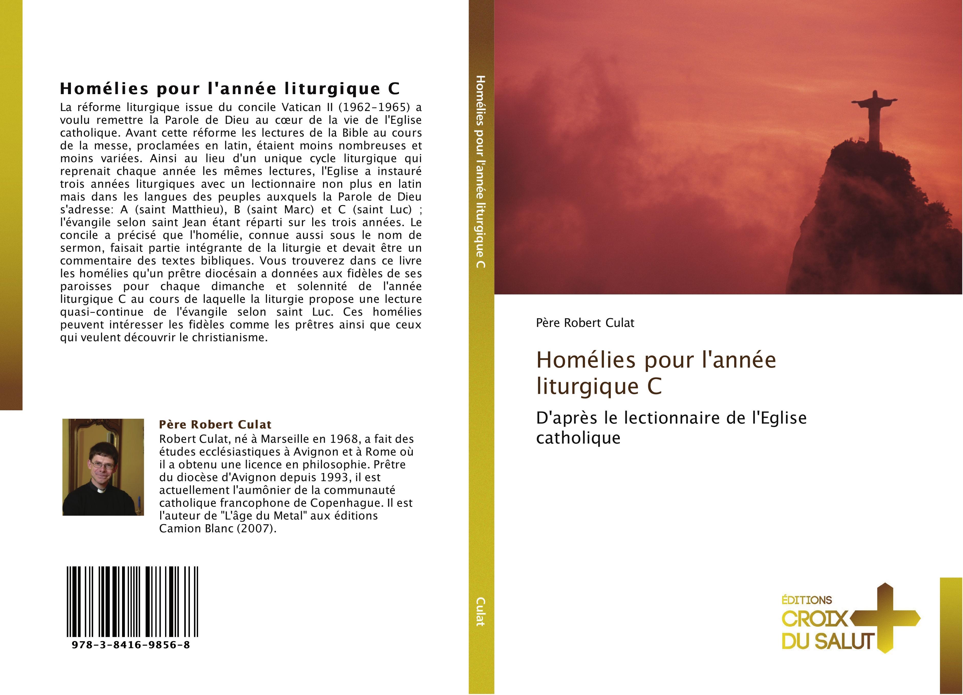 Vorderes Coverbild Homélies pour l'année liturgique C