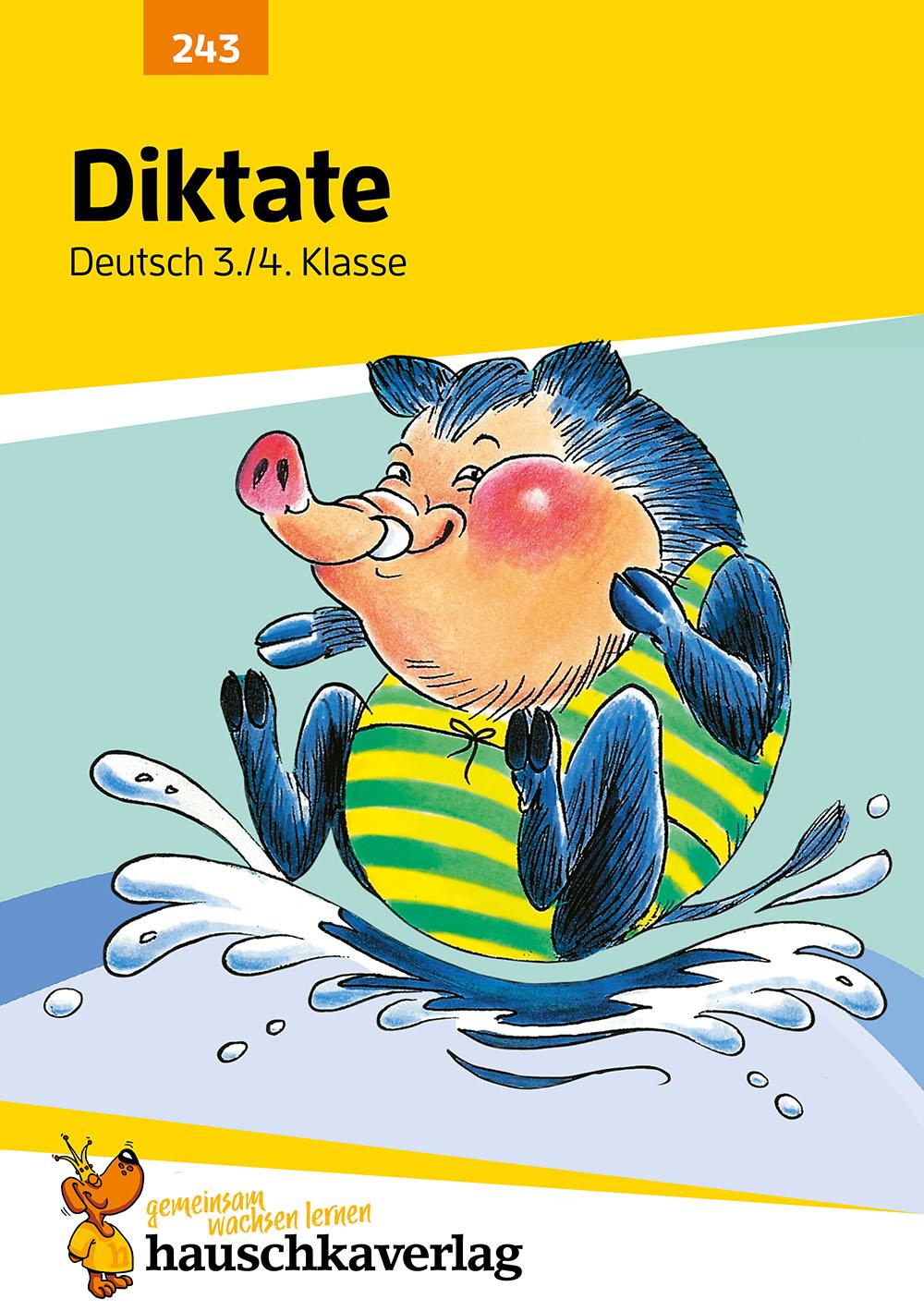 Vorderes Coverbild Diktate Deutsch 3./4. Klasse