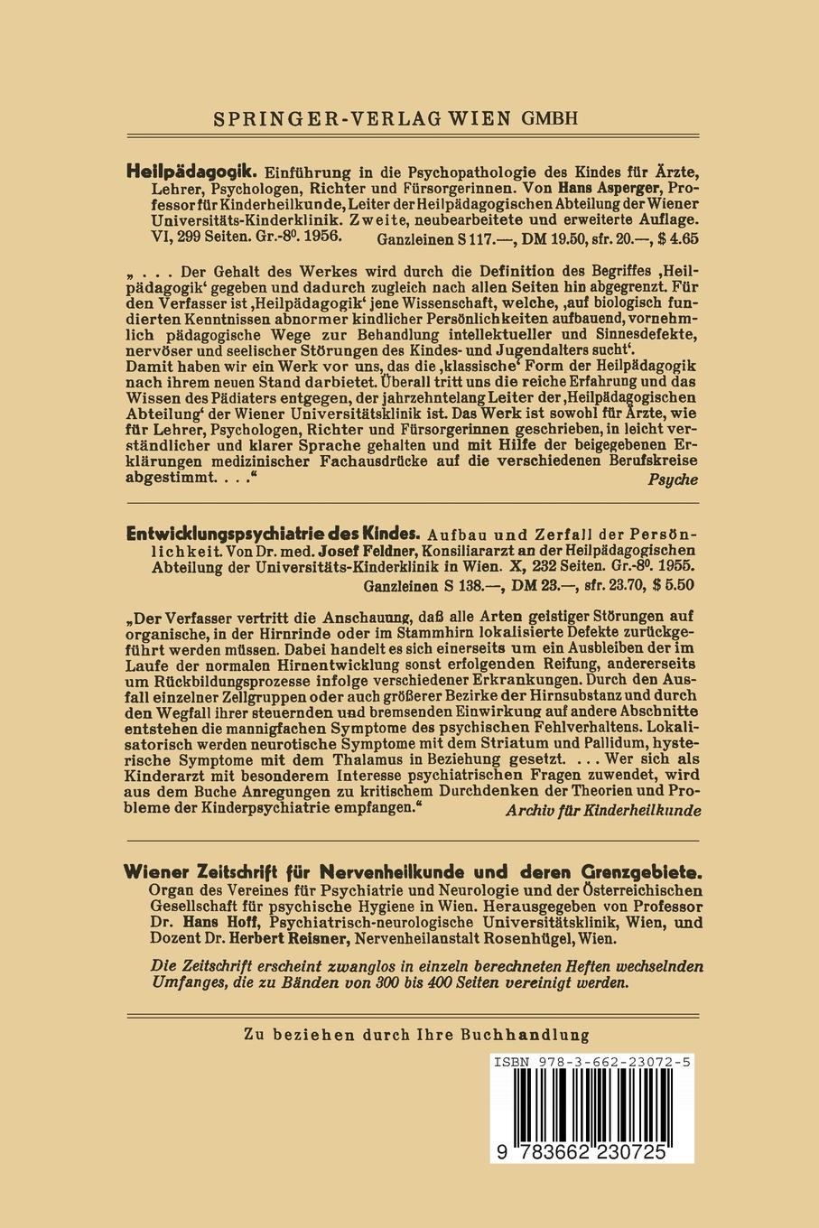 Rückseitencover Sozialpsychiatrische Untersuchungen