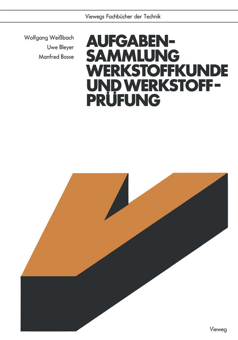 Vorderes Coverbild Aufgabensammlung Werkstoffkunde und Werkstoffprüfung
