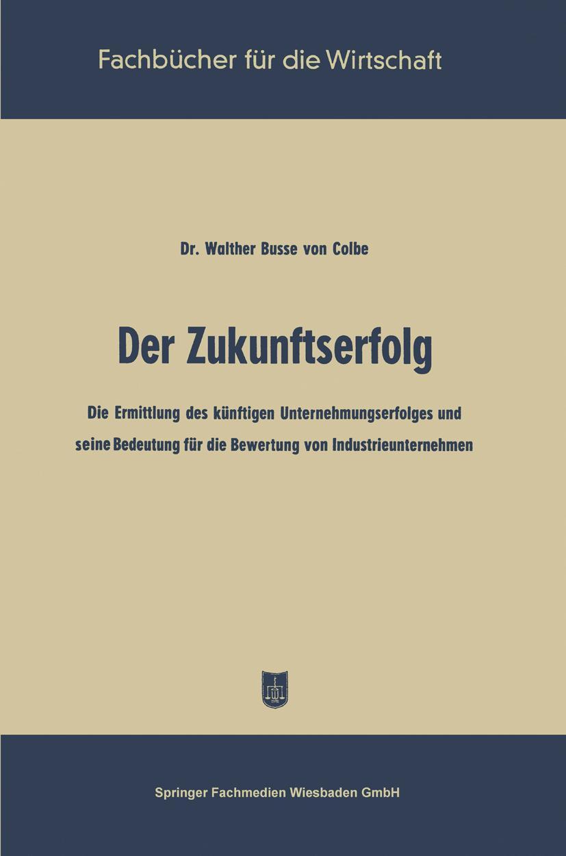 Vorderes Coverbild Der Zukunftserfolg