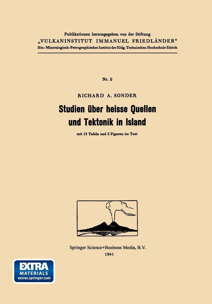 Vorderes Coverbild Studien über heisse Quellen und Tektonik in Island