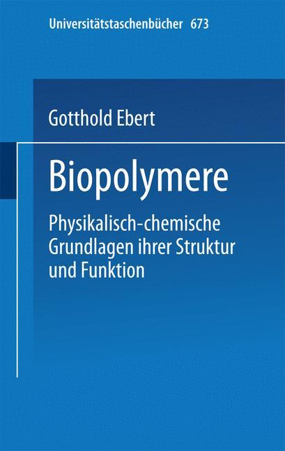 Vorderes Coverbild Biopolymere